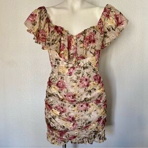 Runway The Label - Azar Frill Mini Dress - Size S/4